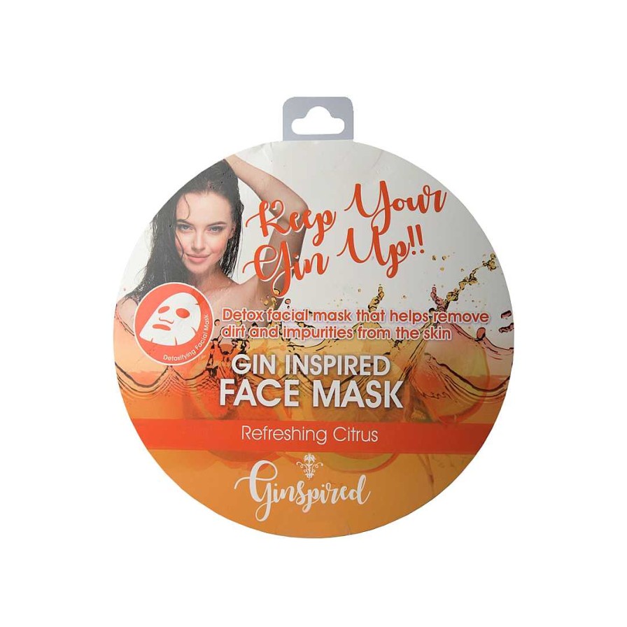 Skin Ginspired | Ginspired Face Masks In Wallets Refreshing Citrus