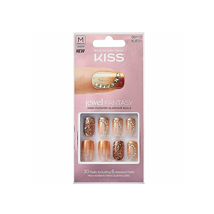 Nails Kiss | Kiss Jewel Fantasy Nails Bronze Jewel 69112