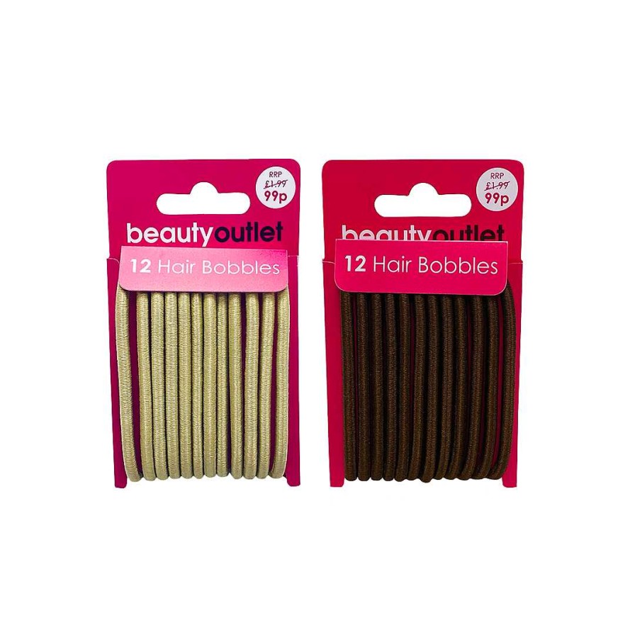 Hair Beauty Outlet | Beauty Outlet 12 Hair Bobbles Assorted Colours