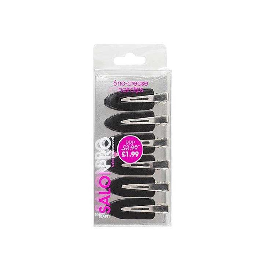 Hair Salon Pro | Beauty Salonpro Non Crease Clips Black Beau208