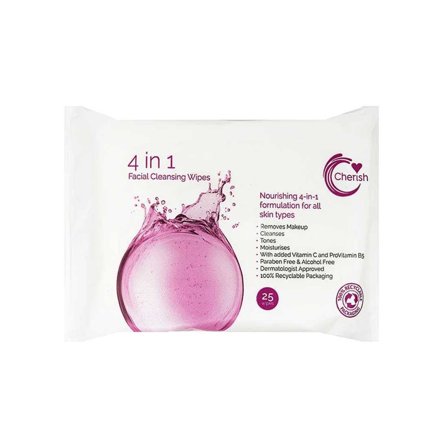 Skin Cherish | Cherish 4In1 Facial Cleansing Wipes