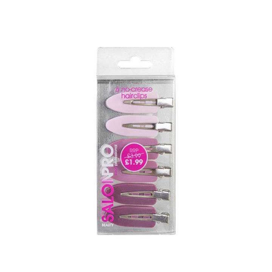 Hair Salon Pro | Salonpro Non Crease Clips Pink Beau267