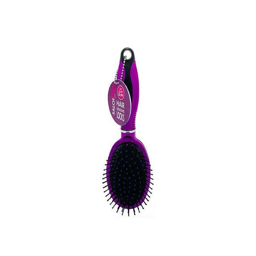 Hair Salon Pro | Beauty Salonpro Purple Metallic Cushion Brush Beau177