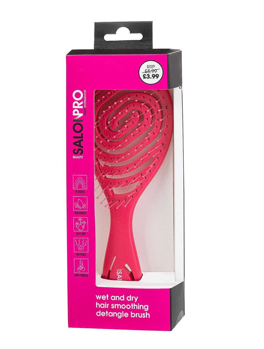 Hair Salon Pro | Salonpro Detangle Brush Pink