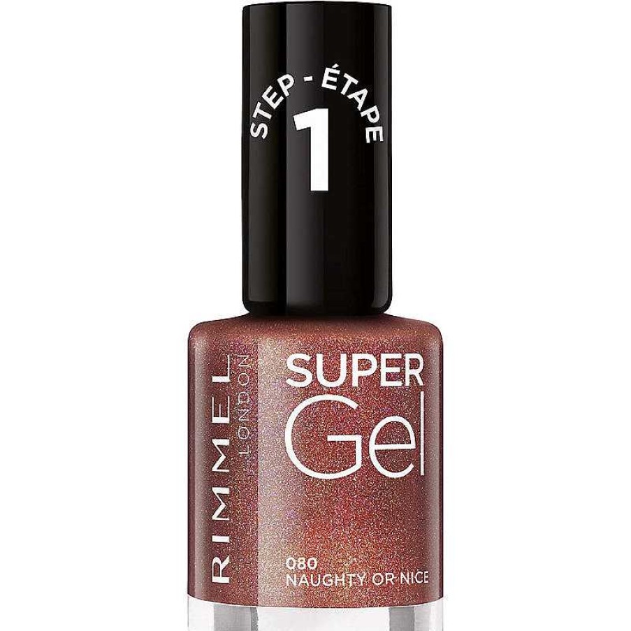 Nails Rimmel | Rimmel Super Gel Nail Polish 080 Naughty Or Nice