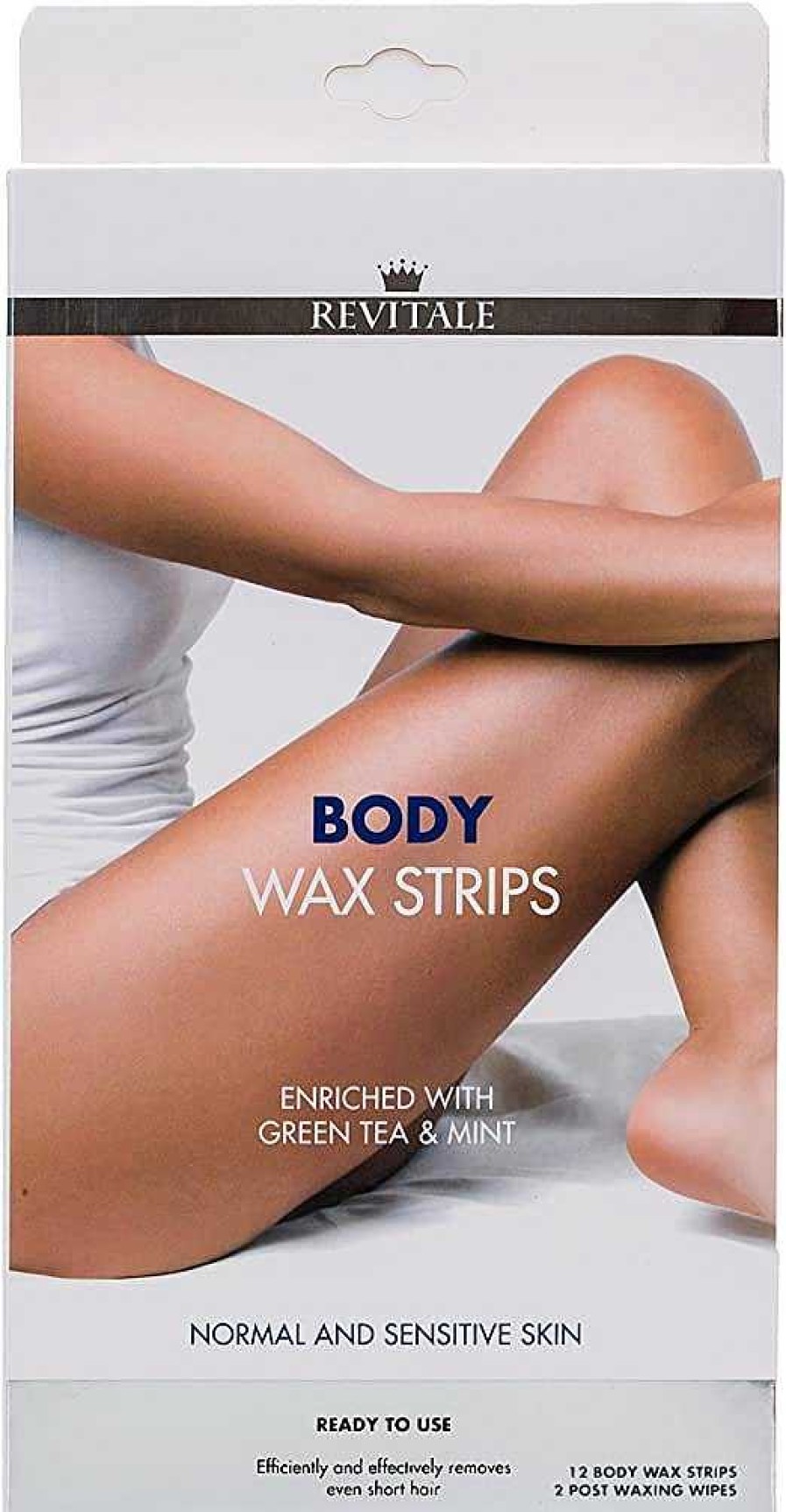 Bath & Body Revitale | Revitale Body Wax Strips 12S For Normal & Sensitive Skin