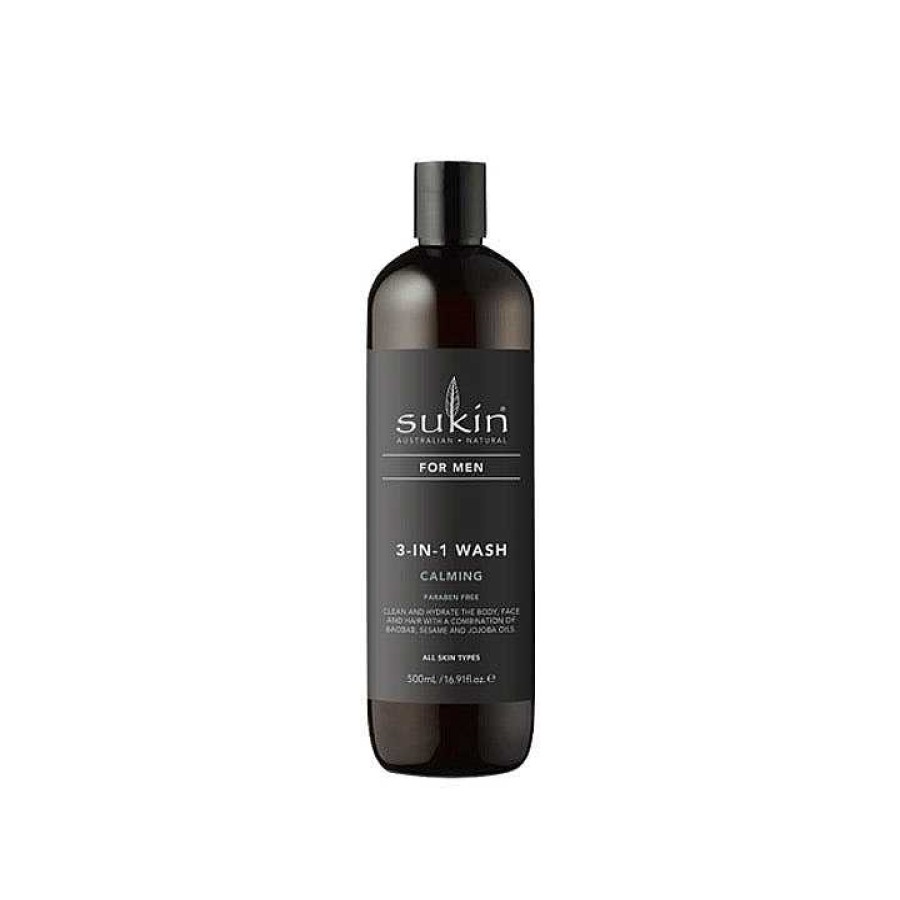 Bath & Body Sukin | Sukin Men 3 In 1 Wash Calming 500Ml