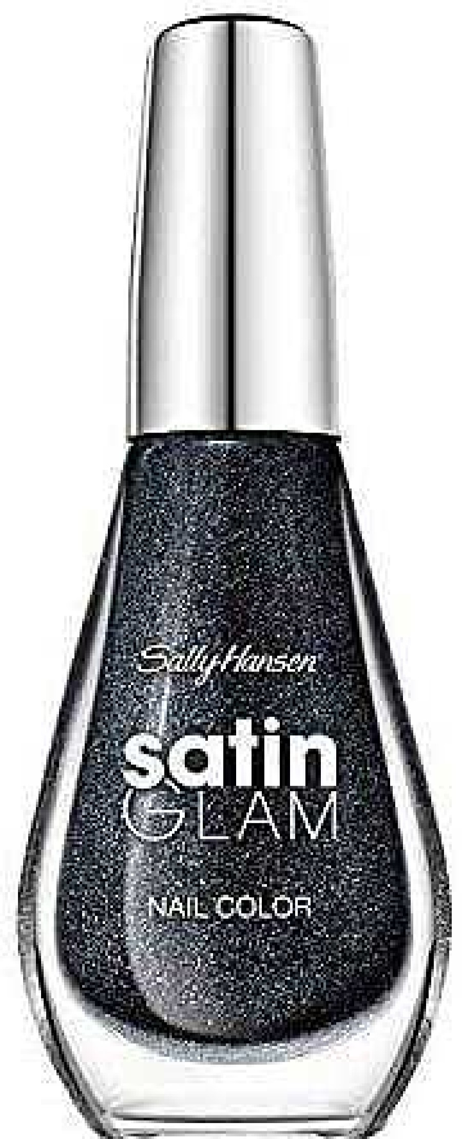 Nails Sally Hansen | Sally Hansen Nail Polish Satin Glam 08 Silk Onyx