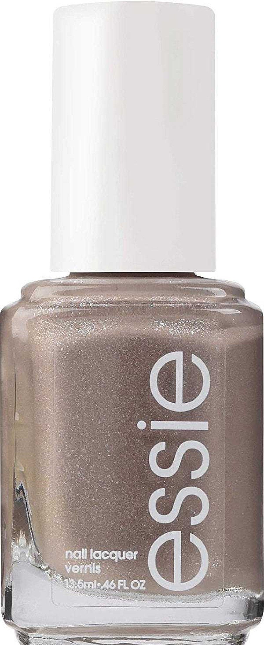 Nails Essie | Essie Mochacino Brown Glittery Nail Polish