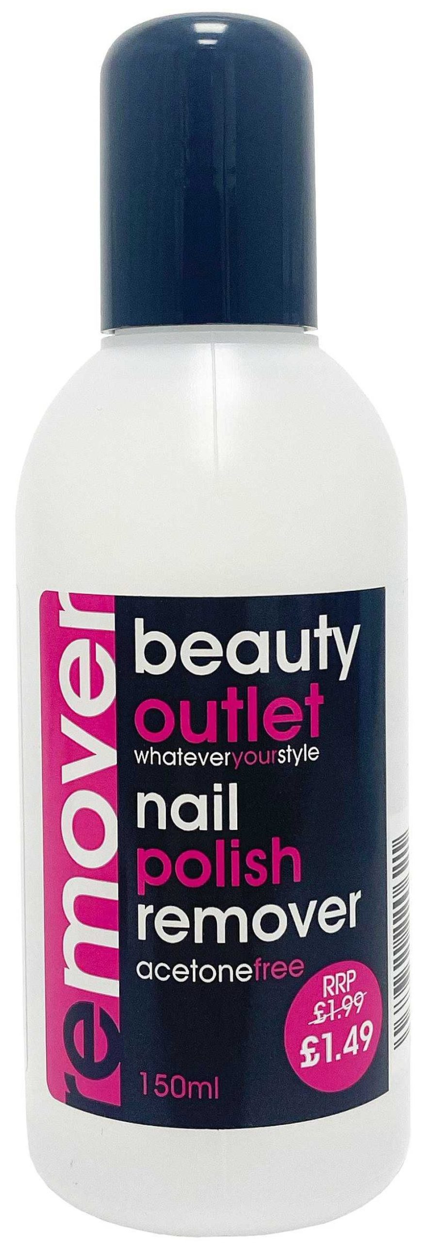 Nails Beauty Outlet | Beauty Outlet Nail Polish Remover Acetone Free 150Ml (New)