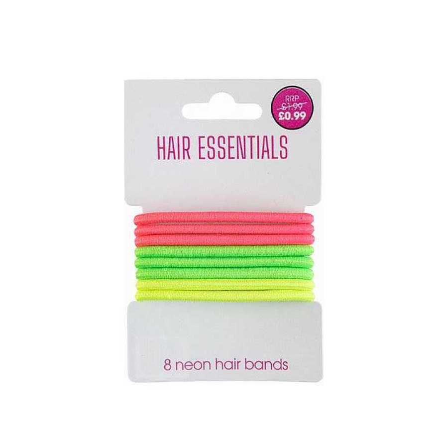 Hair Beauty Outlet | Beauty Outlet 8 Neon Hair Bands Beau284