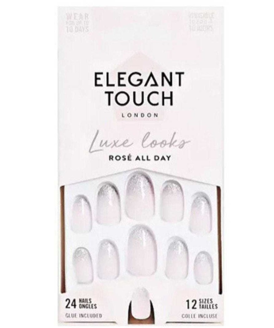 Nails Elegant Touch | Elegant Touch False Nails Luxe Looks Rose All Day