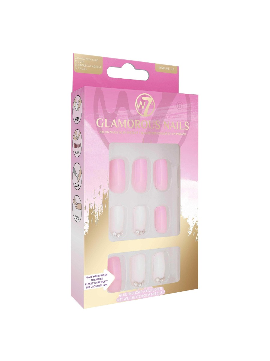 Nails W7 | W7 Glamorous Nails Pink Me Up