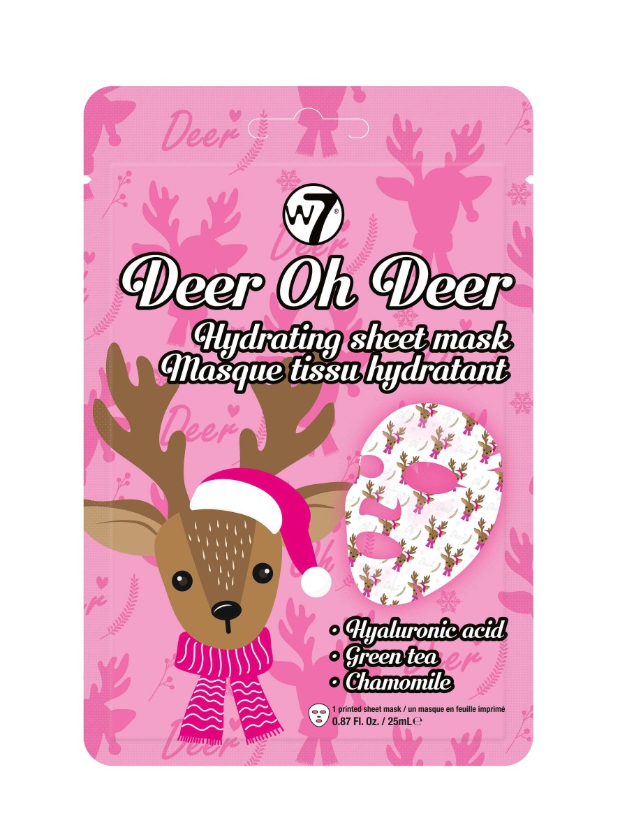 Skin W7 | W7 Sheet Mask Deer Oh Deer