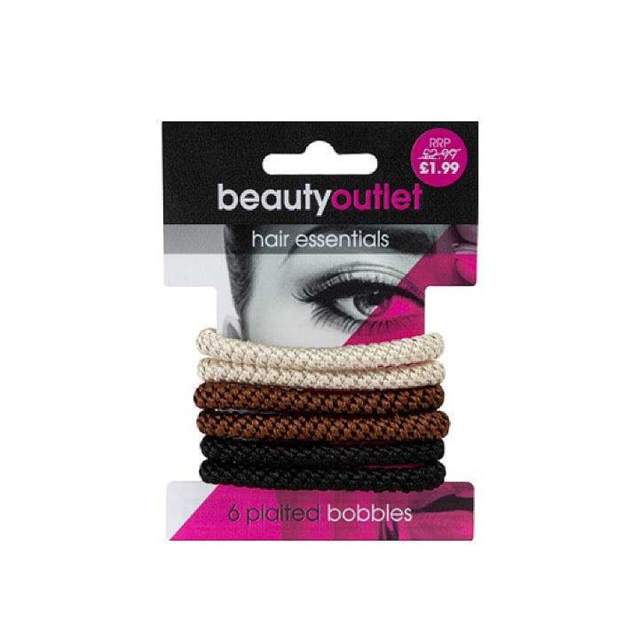 Hair Beauty Outlet | Beauty Outlet 6 Plaited Elastics Beau154